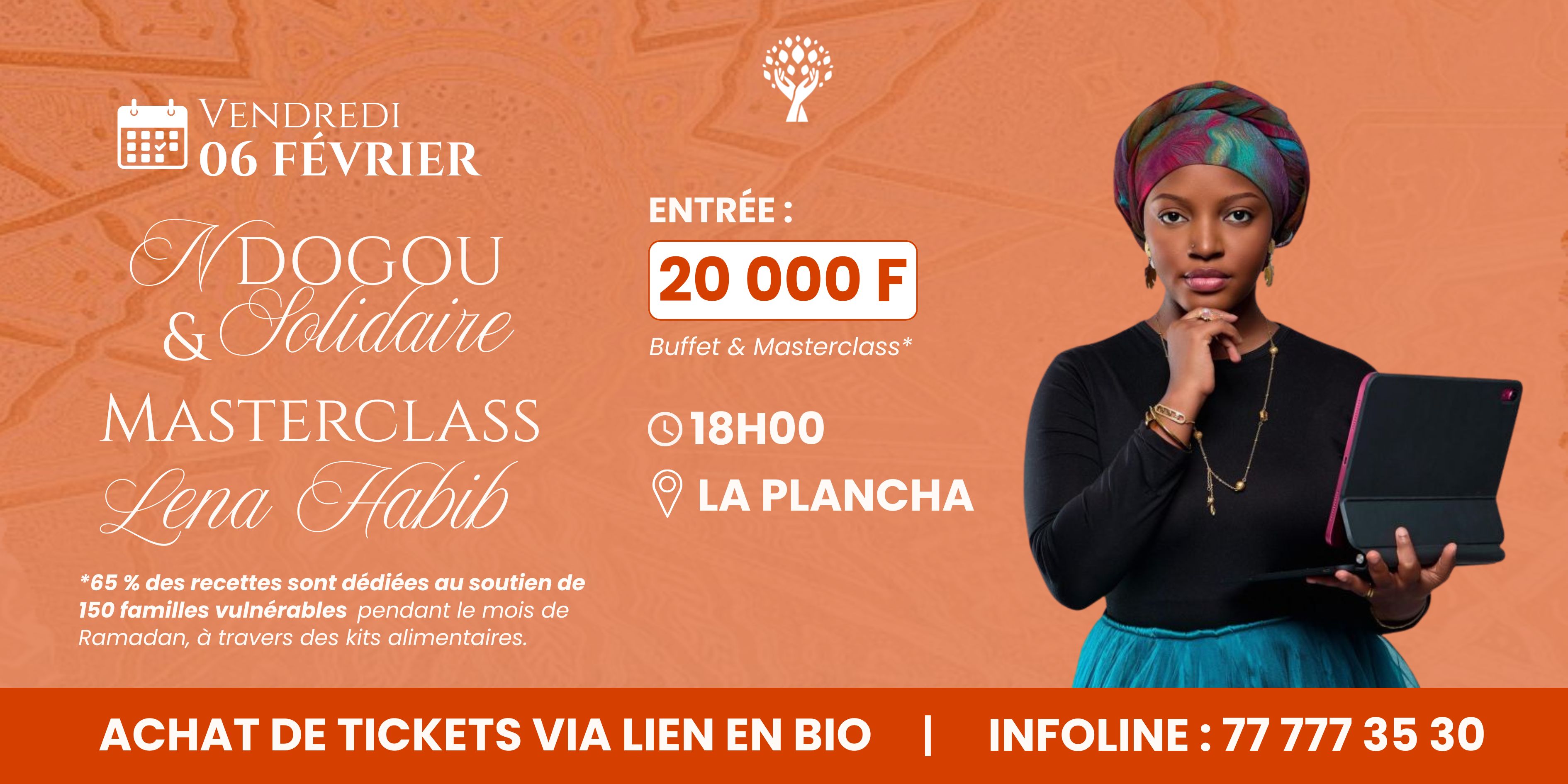 Ndogou & Masterclass Solidaire avec Lena Habib
